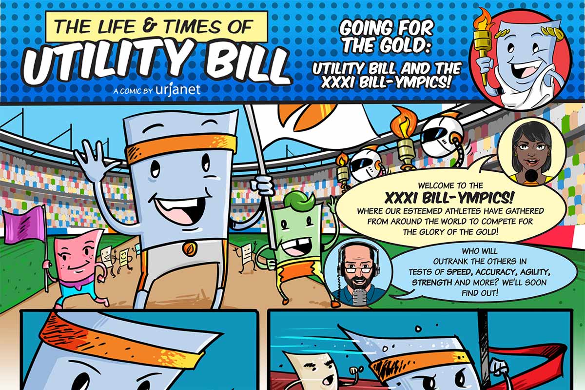 Utility Bill Going for the Gold: Utility Bill and the XXXI Bill-ympics!