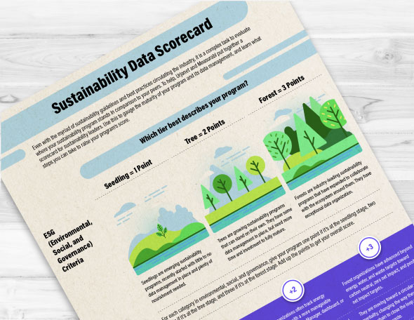 sustainability scorecard graphic