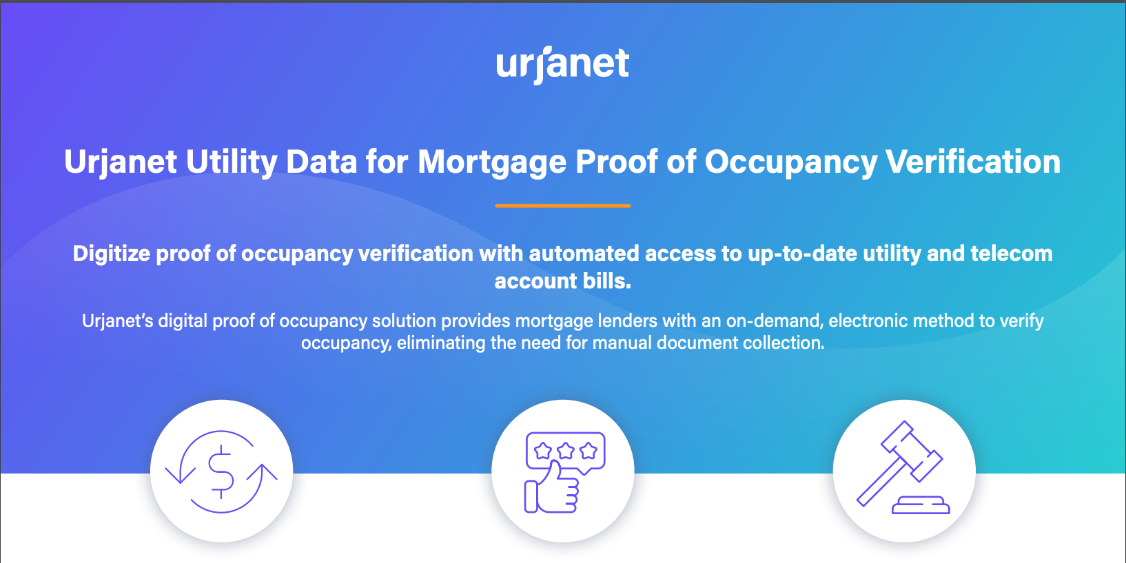 Urjanet Utility Data for Mortgage Proof of Occupancy Verification
